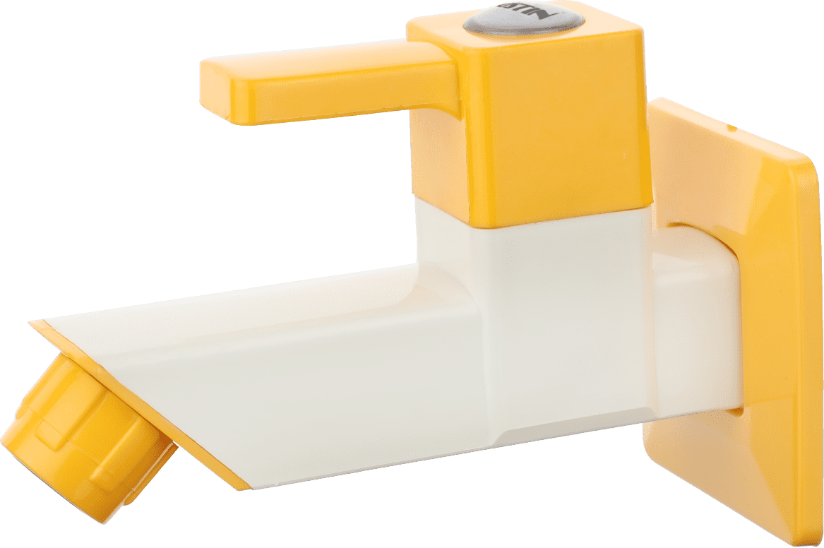 SHORT BIB COCK WITH FLANGE