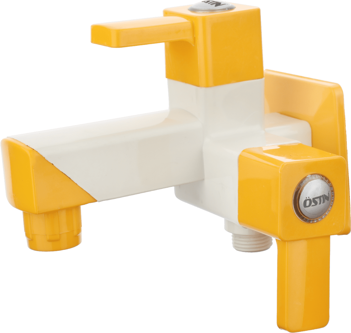 TWO WAY BIB COCK WITH FLANGE