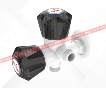 TWO WAY ANGLE BIB COCK WITH FLANGE