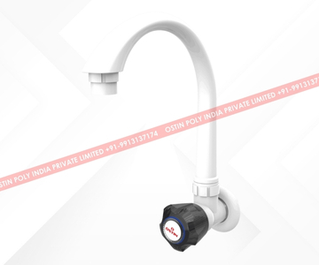 SINK COCK WITH FLANGE